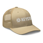 Keystone Trucker Hat by Mtns Co, official licensed ski resort apparel featuring mesh back for breathability.
