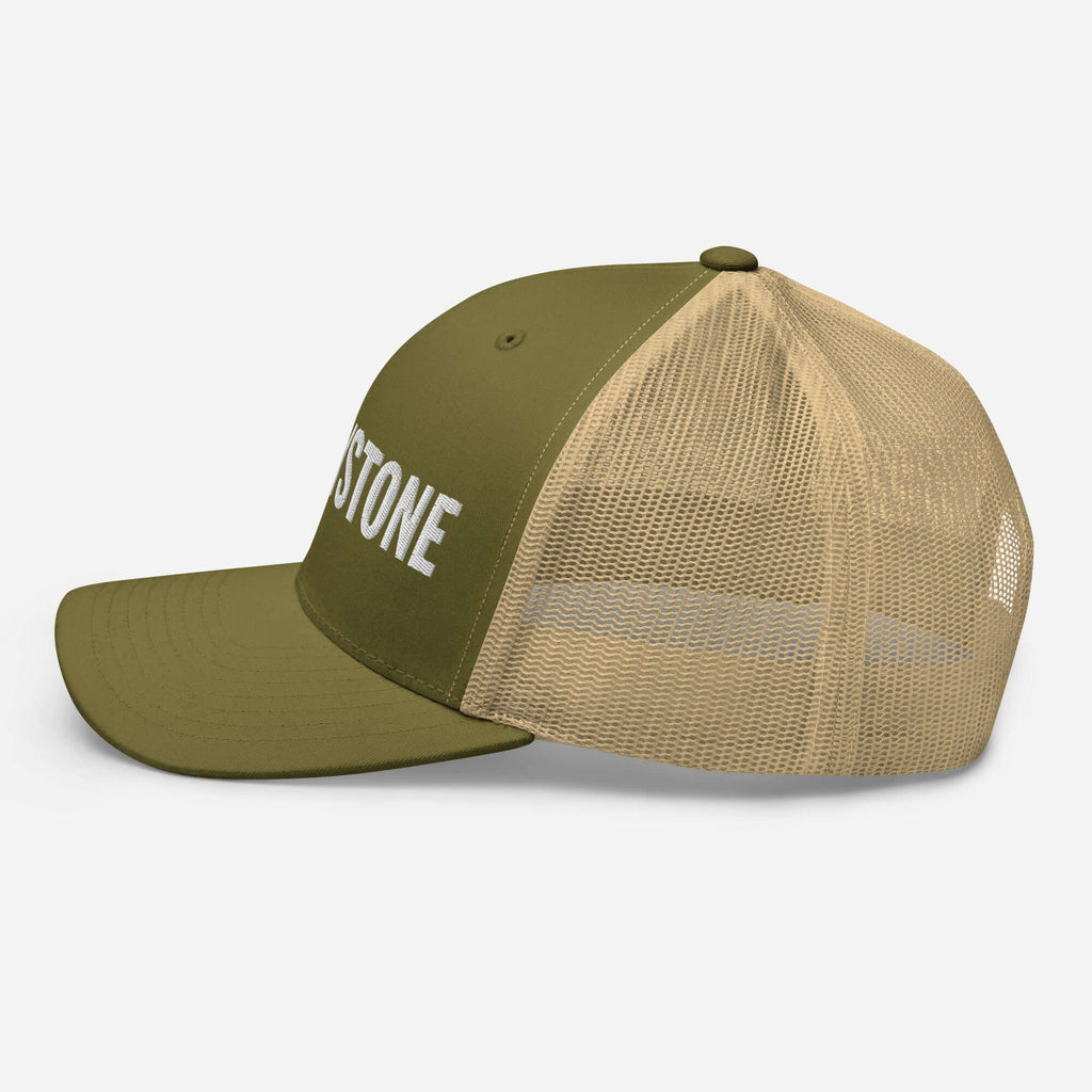 Keystone Trucker Hat by Mtns Co, official licensed ski resort apparel with breathable mesh for warm weather.
