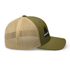 Kirkwood Trucker Hat by Mtns Co with mesh back, structured design, and official ski resort logo.