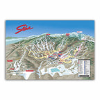 Stowe Ski Resort | Trail Map Poster featuring the official 2024 ski trail map by Mtns Co.