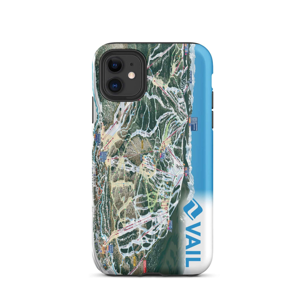 Vail Trail Map Rugged iPhone Case – Mtns Co