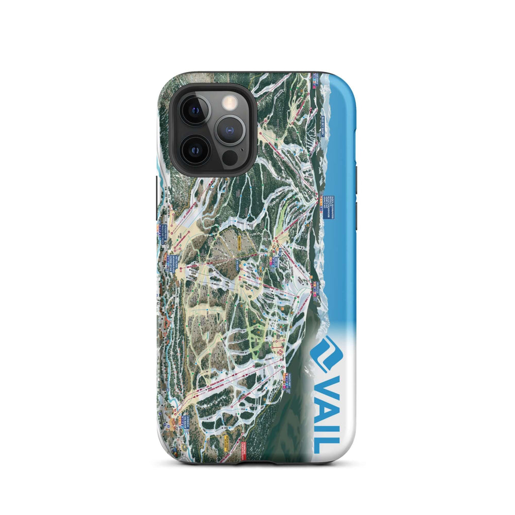 Vail Trail Map Rugged iPhone Case – Mtns Co
