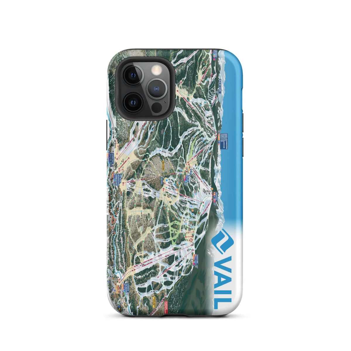 Vail Trail Map Rugged iPhone Case – Mtns Co