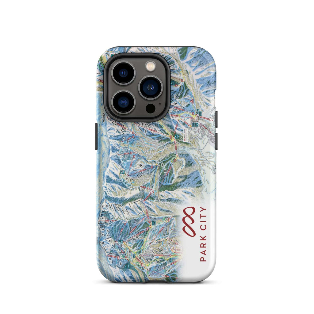 Park City Trail Map Rugged iPhone Case – Mtns Co