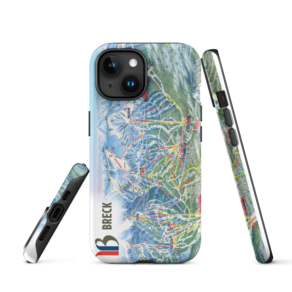 Breckenridge Trail Map Rugged iPhone Case – Mtns Co