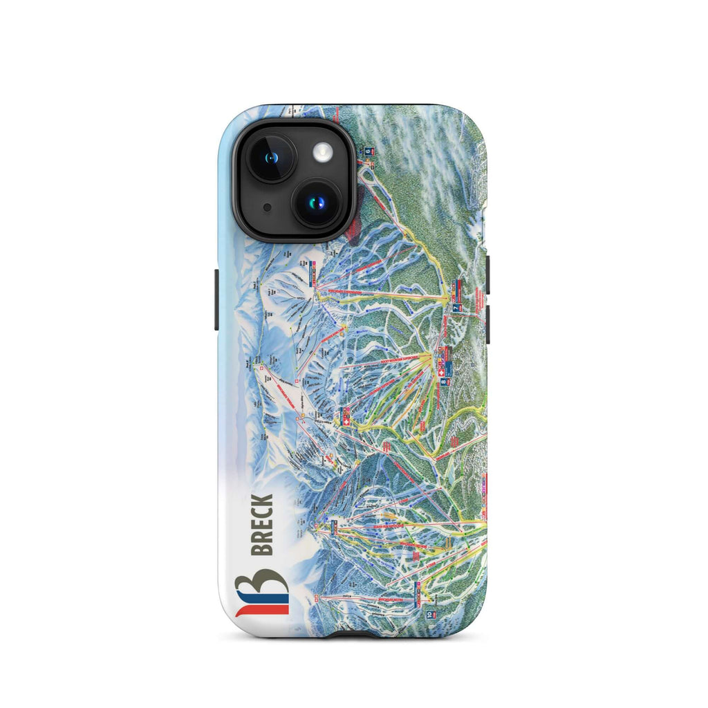 Breckenridge Trail Map Rugged iPhone Case – Mtns Co