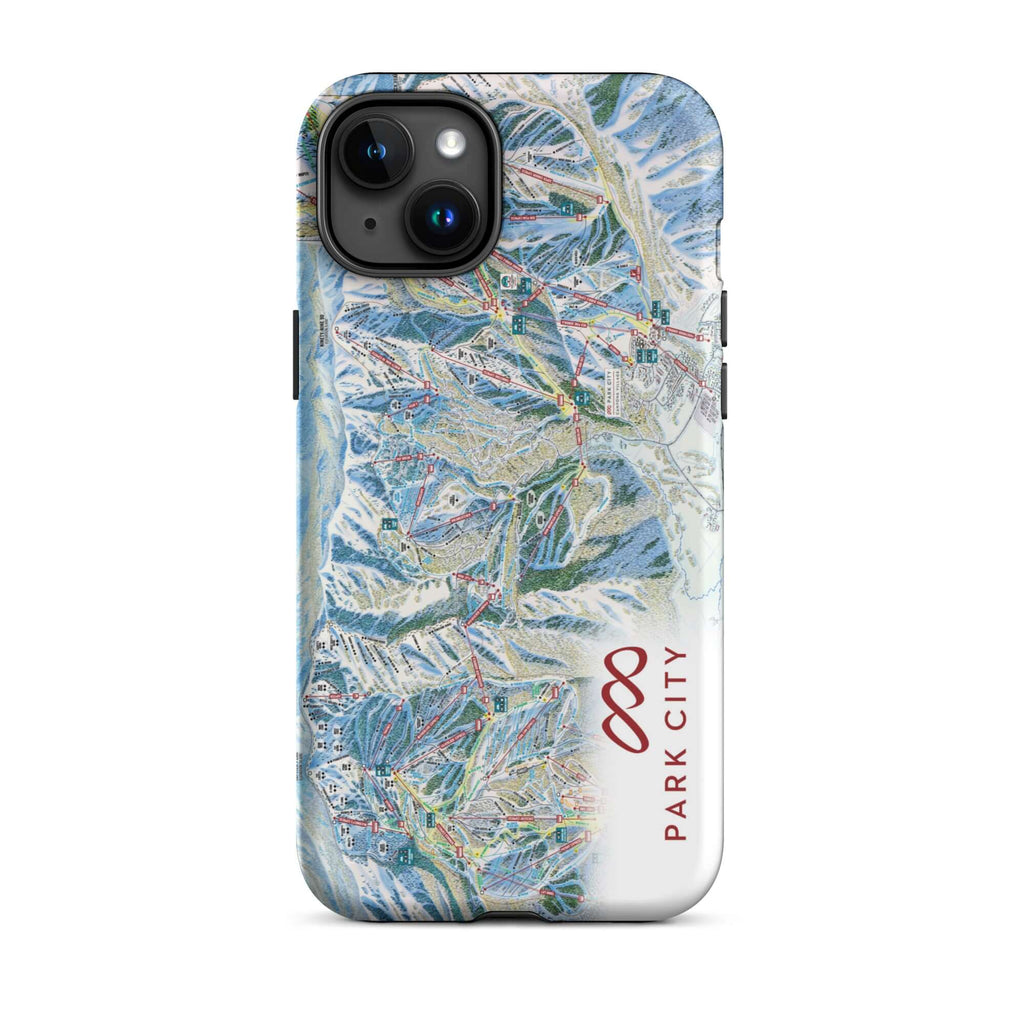 Park City Trail Map Rugged iPhone Case – Mtns Co