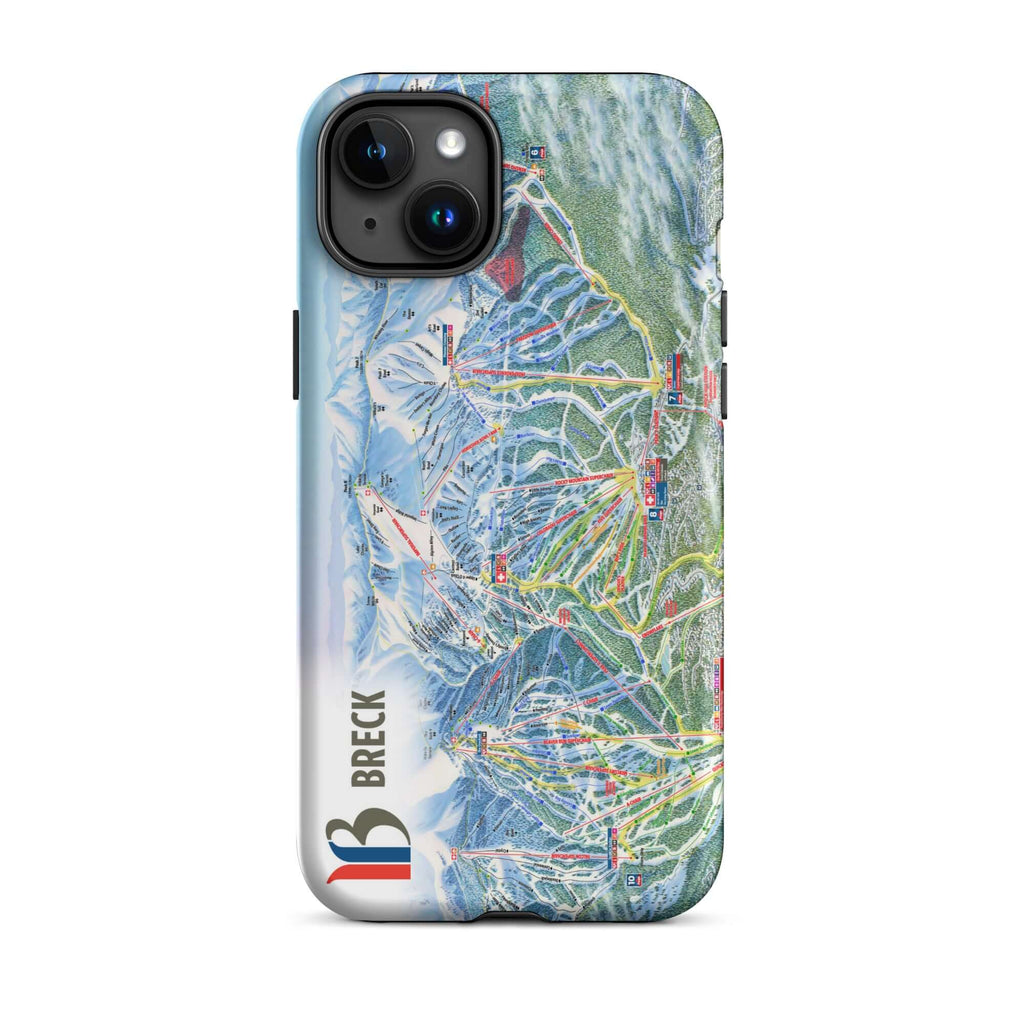 Breckenridge Trail Map Rugged iPhone Case – Mtns Co