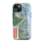 Keystone Trail Map Rugged iPhone Case by Mtns Co, featuring official licensed ski resort trail map design.