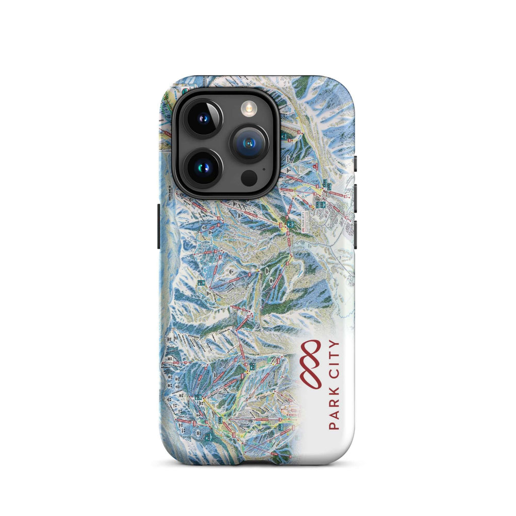 Park City Trail Map Rugged iPhone Case – Mtns Co