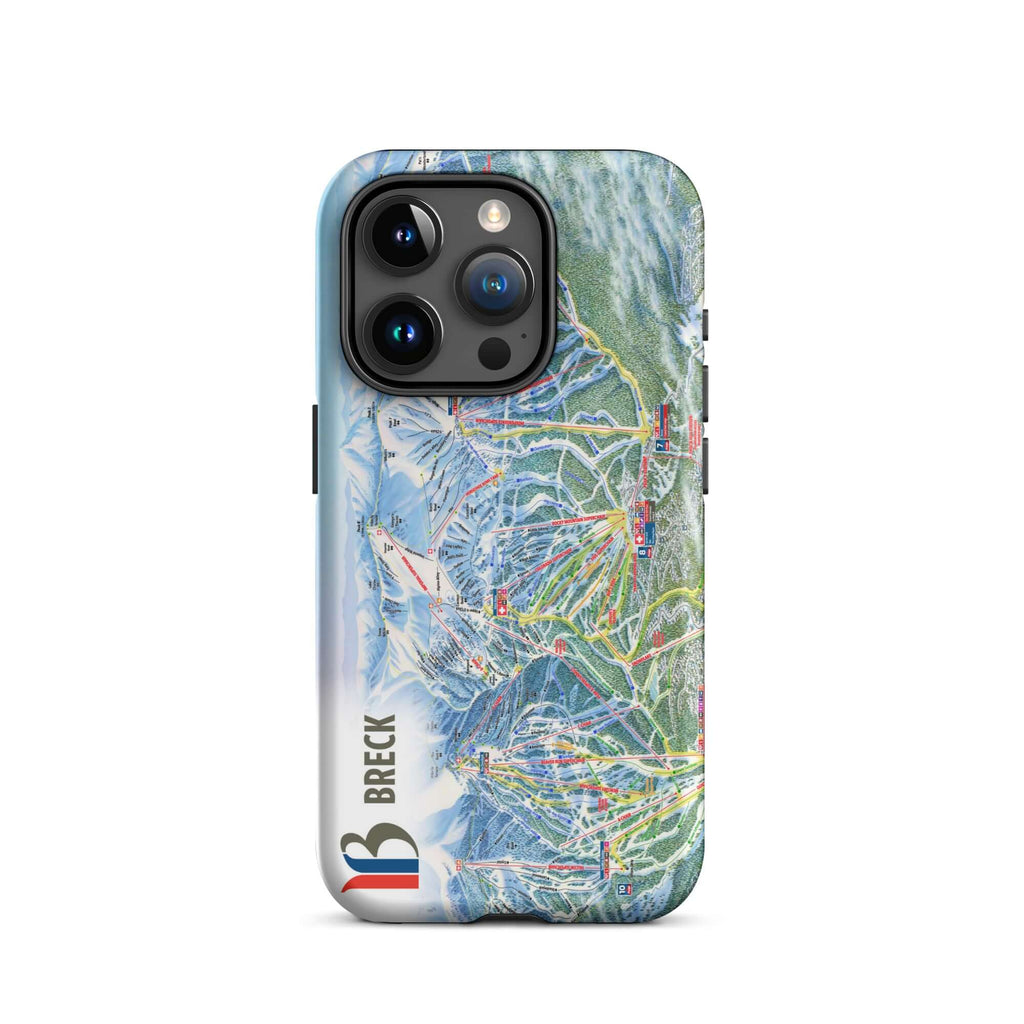 Breckenridge Trail Map Rugged iPhone Case – Mtns Co