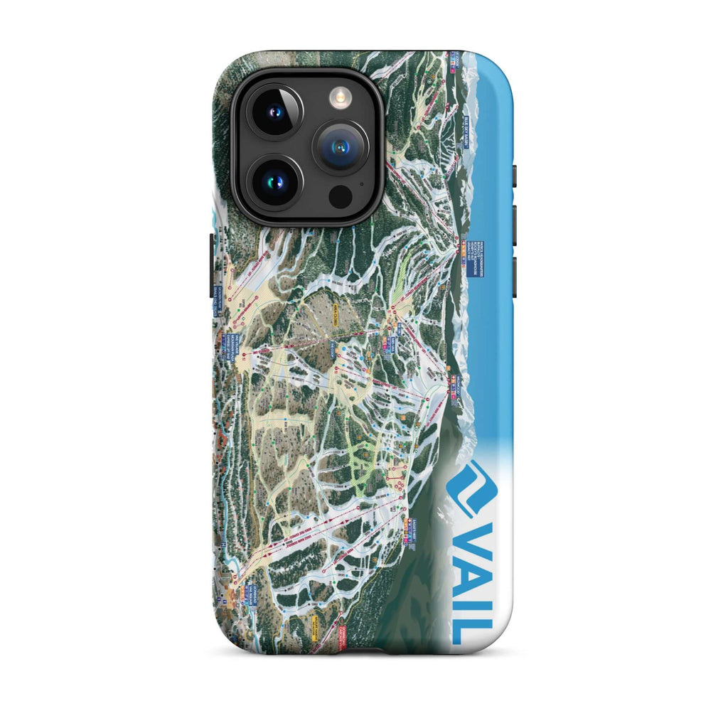 Vail Trail Map Rugged iPhone Case – Mtns Co