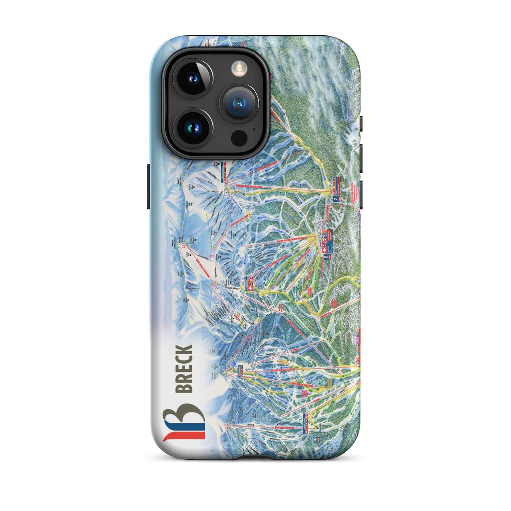 Breckenridge Trail Map Rugged iPhone Case – Mtns Co