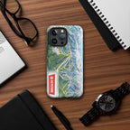 Keystone Trail Map Rugged iPhone Case by Mtns Co featuring the official licensed ski resort trail map.
