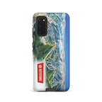 Keystone Trail Map Rugged Samsung Case featuring Mtns Co Trail Map Logo for ultimate device protection.