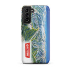 Keystone Trail Map Rugged Samsung Case with Mtns Co Trail Map Logo, official licensed ski resort apparel.
