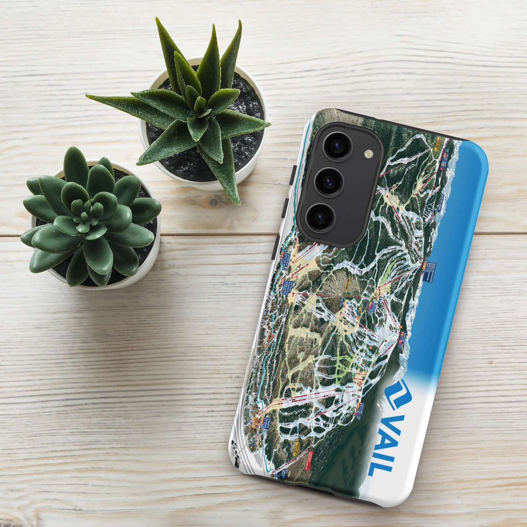 Vail Trail Map Rugged Samsung Case – Mtns Co