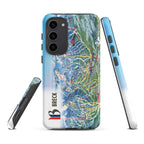 Breckenridge Trail Map Rugged Samsung Case featuring official licensed ski resort apparel Mtns Co Trail Map Logo.