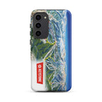 Keystone Trail Map Rugged Samsung Case by Mtns Co featuring ski resort map and trail map logo.