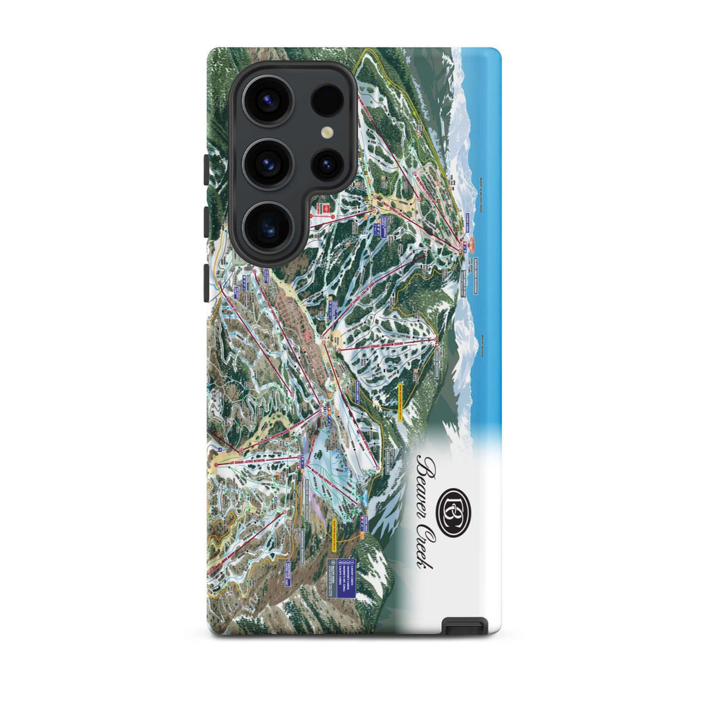 Beaver Creek Trail Map Rugged Samsung Case – Mtns Co