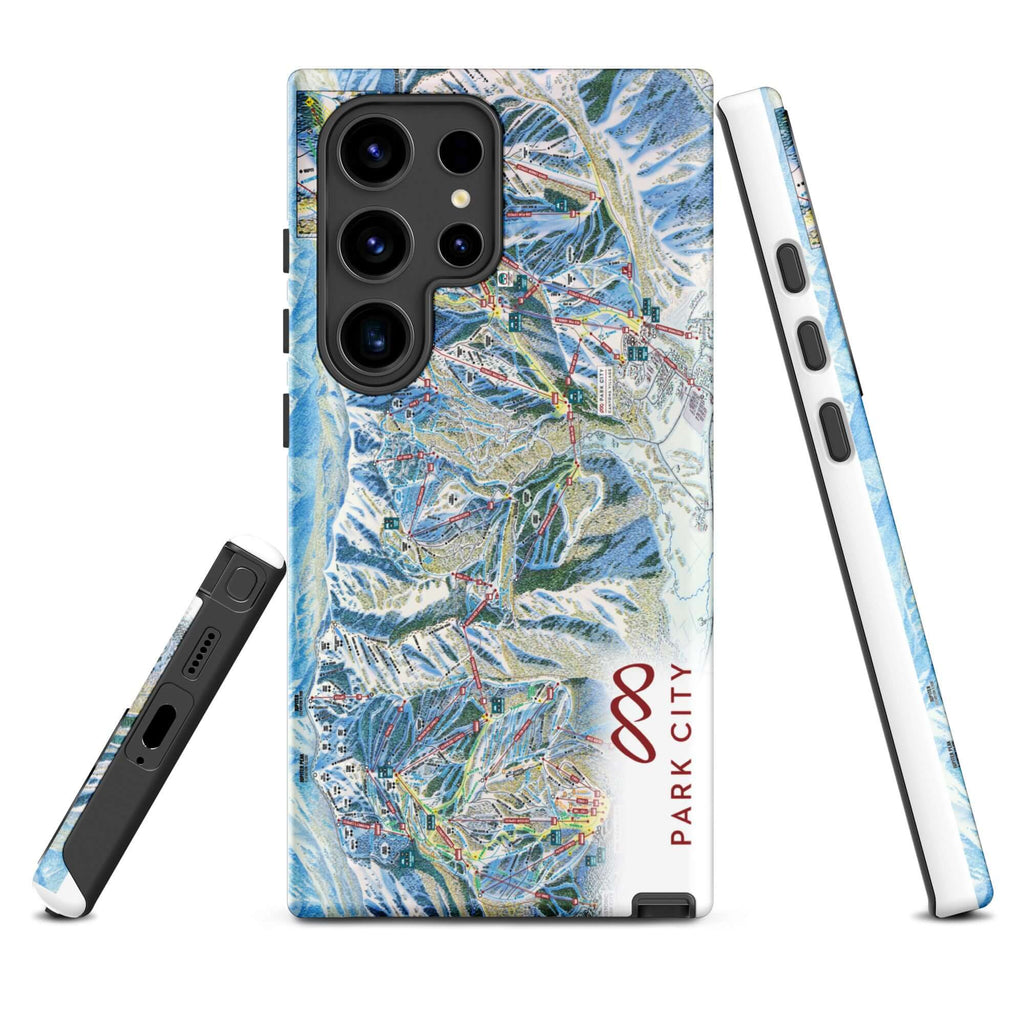 Park City Trail Map Rugged Samsung Case – Mtns Co