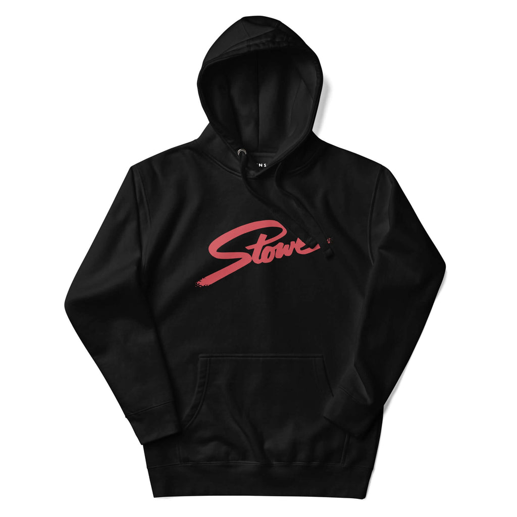 Stowe Hoodie from Mtns Co, featuring official Stowe Resort logo, perfect for outdoor adventures and après-ski relaxation.