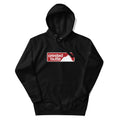 Crested Butte Hoodie featuring Mtns Co Trail Map Logo in black, official licensed ski resort apparel.