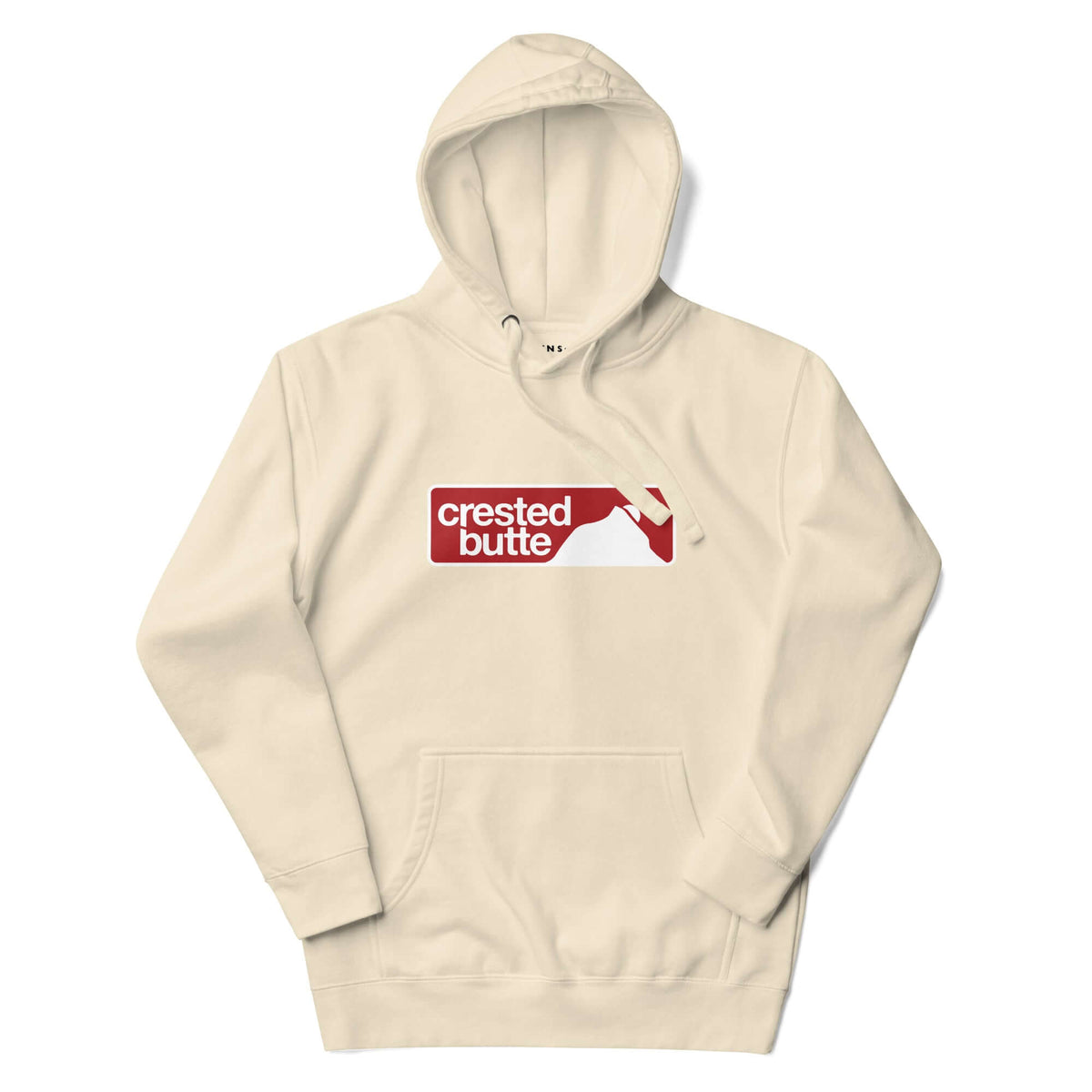 Crested Butte Hoodie featuring Mtns Co logo, ideal for ski enthusiasts and outdoor adventures.