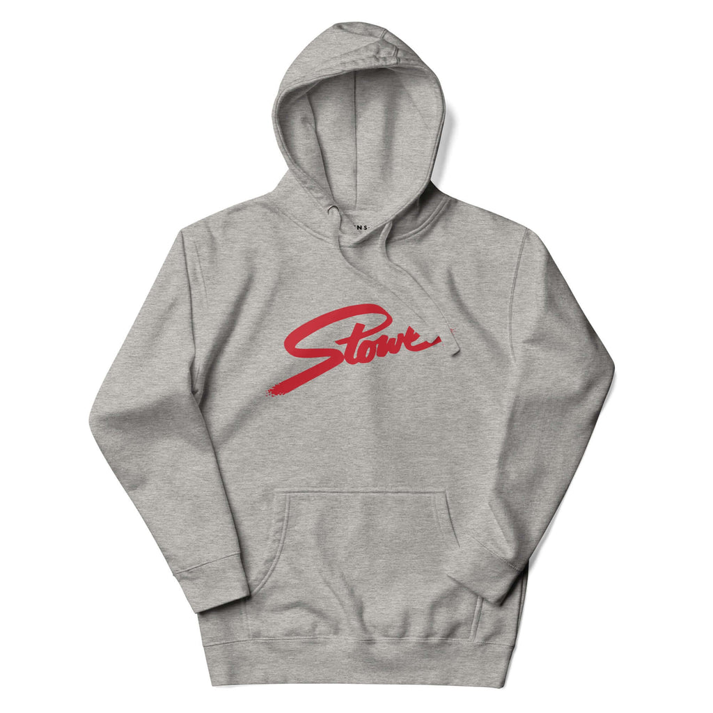 Stowe Hoodie featuring Mtns Co logo, official licensed ski resort apparel for comfort and style.