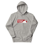 Crested Butte Hoodie by Mtns Co featuring the official licensed ski resort trail map logo.