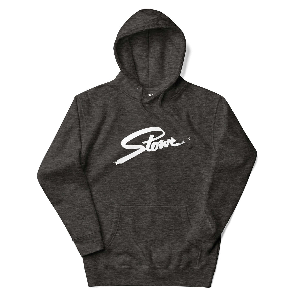 Stowe Hoodie by Mtns Co featuring the authentic Stowe Resort logo for ultimate comfort and style.