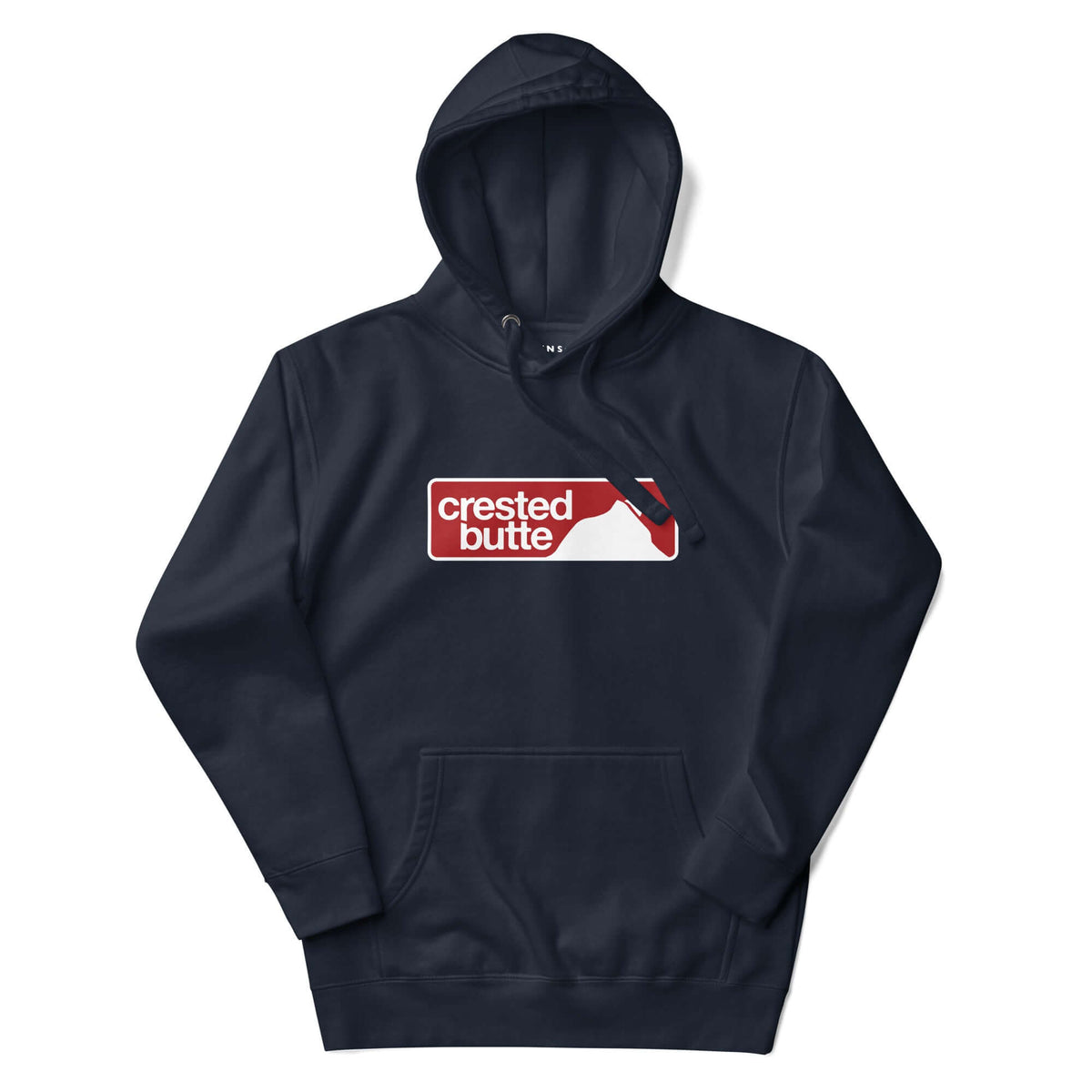 Crested Butte Hoodie by Mtns Co featuring the official ski resort logo, perfect for outdoor adventures and relaxation.