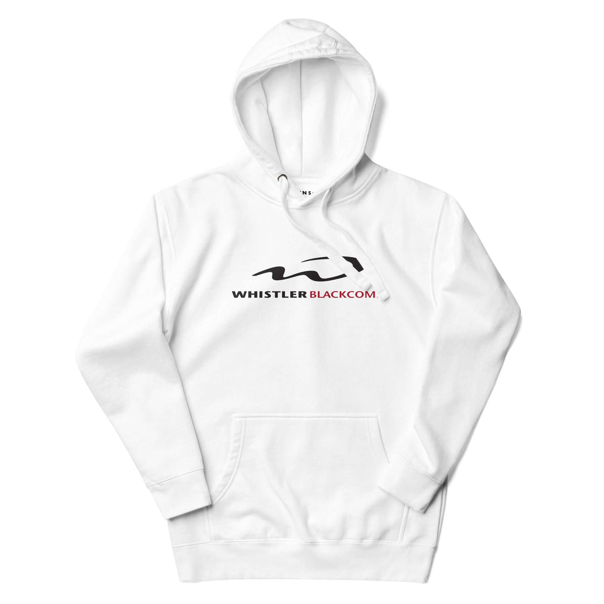 Whistler Hoodie by Mtns Co featuring Whistler Blackcomb Resort logo, perfect for outdoor adventures and comfort.