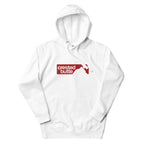 Crested Butte Hoodie by Mtns Co featuring the official Crested Butte Resort logo on a white background.