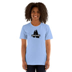 Kirkwood T-Shirt worn by a model, featuring Breckenridge Ski Resort logo from Mtns Co.