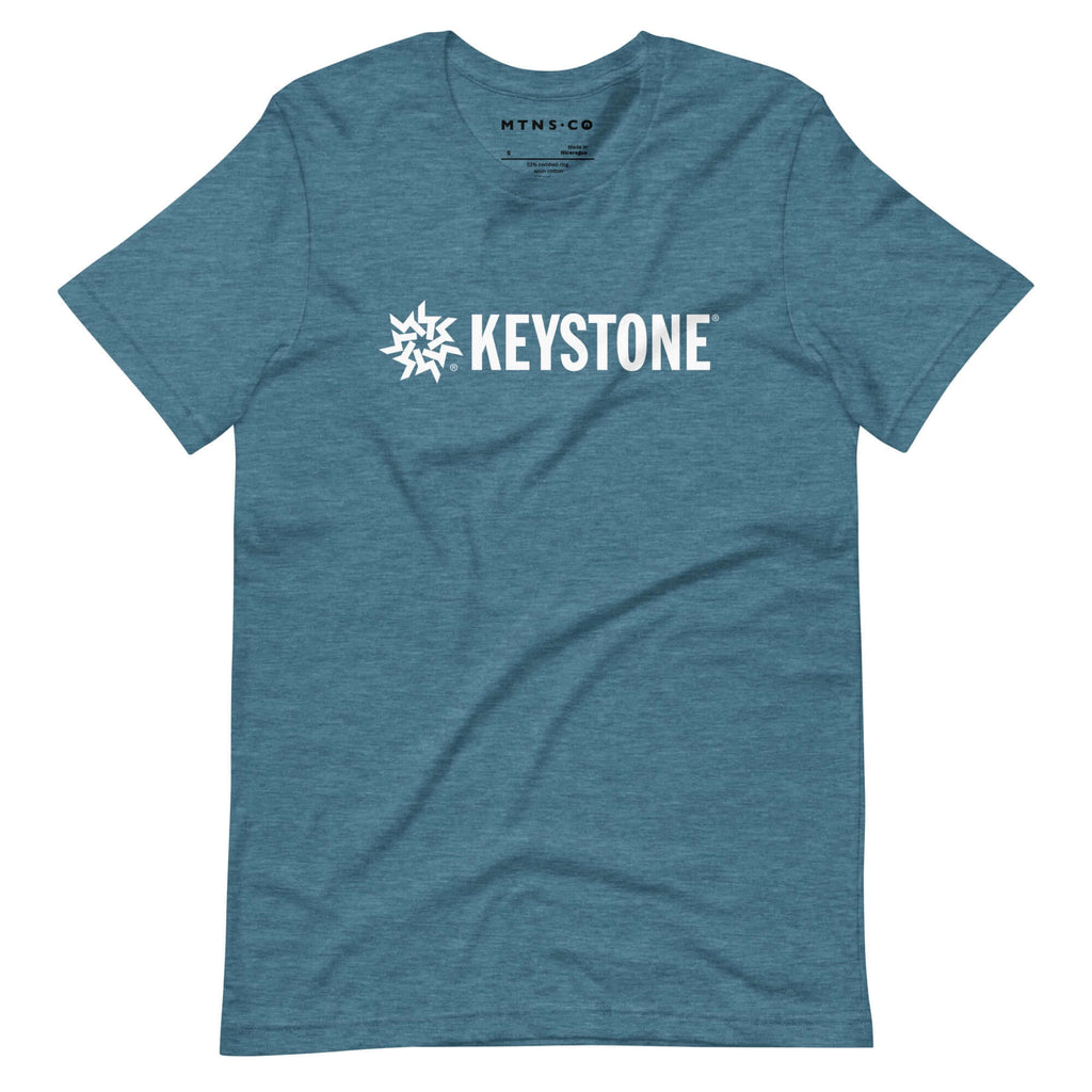 Keystone T-Shirt by Mtns Co, official licensed ski resort apparel featuring the Trail Map Logo.