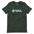 Vail T-Shirt from Mtns Co, featuring the official licensed ski resort apparel and Trail Map Logo design.