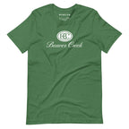 Beaver Creek T-Shirt featuring the official logo from Mtns Co, perfect for ski resort adventures.