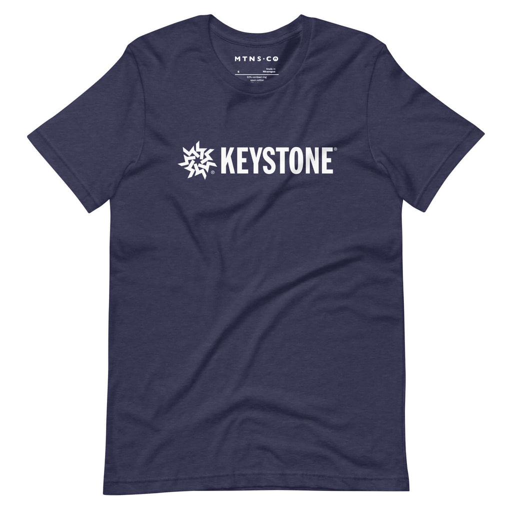 Keystone T-Shirt from Mtns Co featuring the official logo of Keystone Ski Resort.