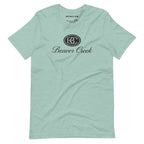 Beaver Creek T-Shirt by Mtns Co featuring official Beaver Creek Ski Resort logo in stylish mint color.