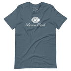 Beaver Creek T-Shirt featuring the official Beaver Creek Ski Resort logo from Mtns Co, perfect for any adventure.