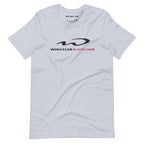 Whistler Blackcomb T-Shirt showcasing the official ski resort logo by Mtns Co, perfect for adventure lovers.