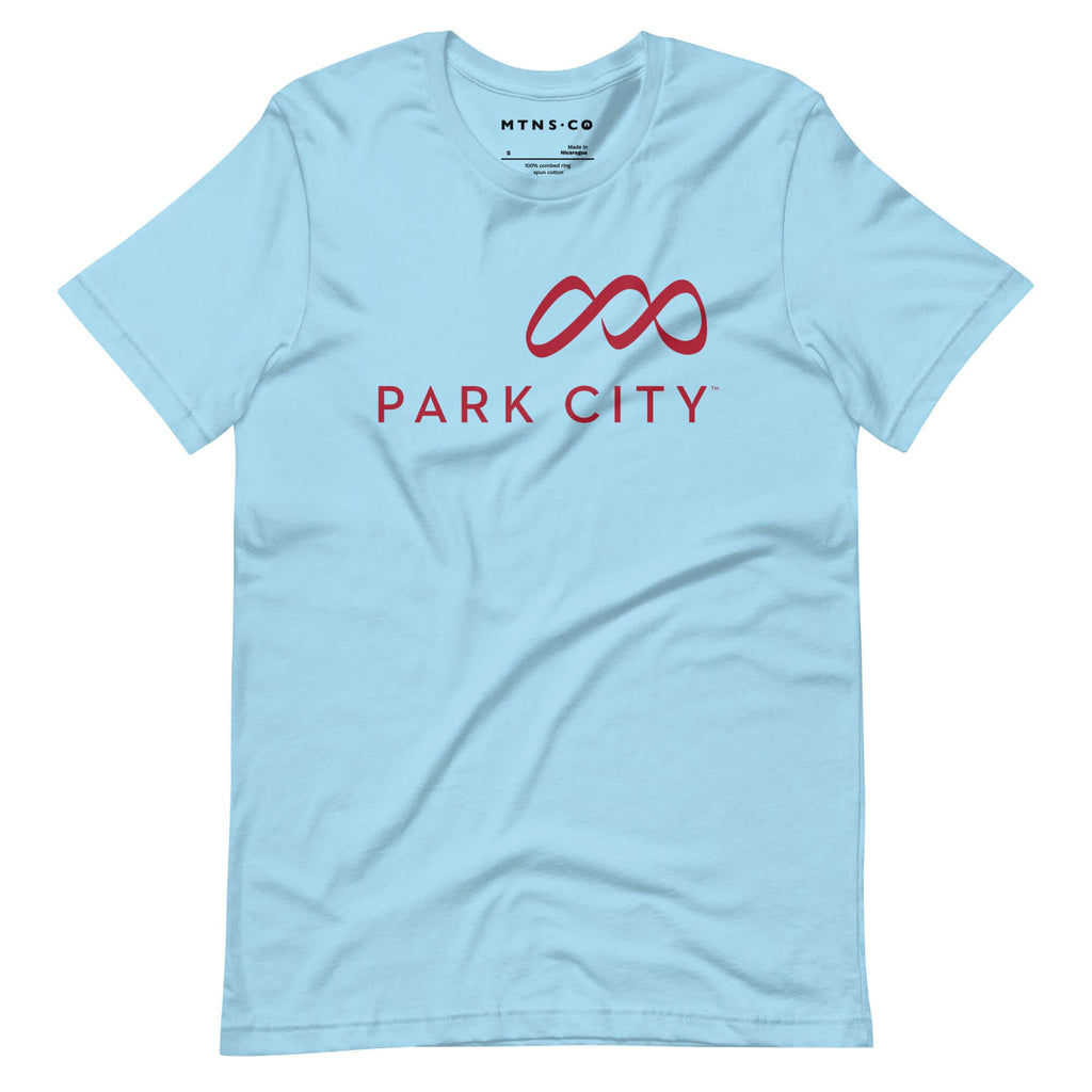 Park City T-Shirt from Mtns Co featuring the official logo for ski resort apparel.