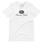Beaver Creek T-Shirt by Mtns Co, featuring the official Beaver Creek Ski Resort logo, premium cotton blend fabric.