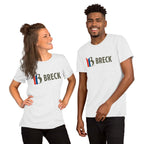 Breckenridge T-shirt featuring Mtns Co Trail Map Logo, unisex fit, showcasing love for Breckenridge.