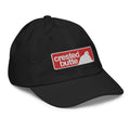 Crested Butte Youth Baseball Cap featuring Mtns Co Trail Map Logo, perfect for showing ski mountain pride.
