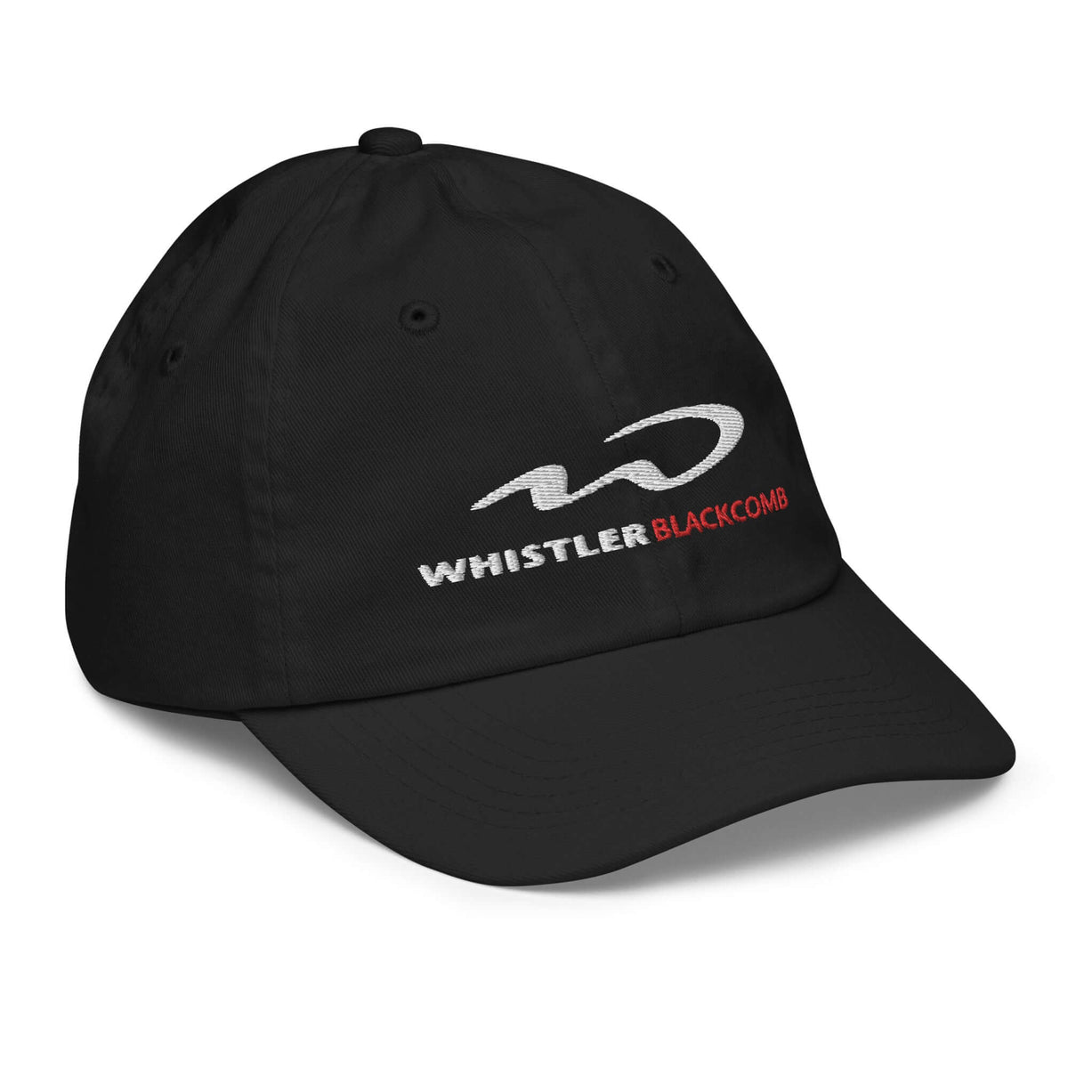 Whistler Blackcomb Youth Baseball Cap by Mtns Co, adjustable, breathable, stylish, official licensed ski resort apparel