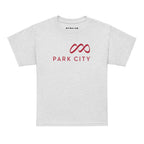 Park City Youth T-Shirt by Mtns Co featuring the official Park City ski resort logo.