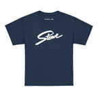 Stowe Youth T-Shirt from Mtns Co featuring the official ski resort apparel with Trail Map Logo, perfect for kids.