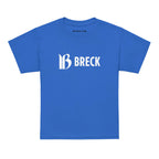 Breckenridge Youth T-Shirt in blue featuring Mtns Co Trail Map Logo, official licensed ski resort apparel.